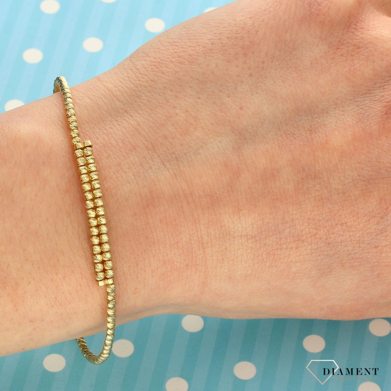 Złota bransoletka sztywna kuleczki 000000-130 (1).jpg