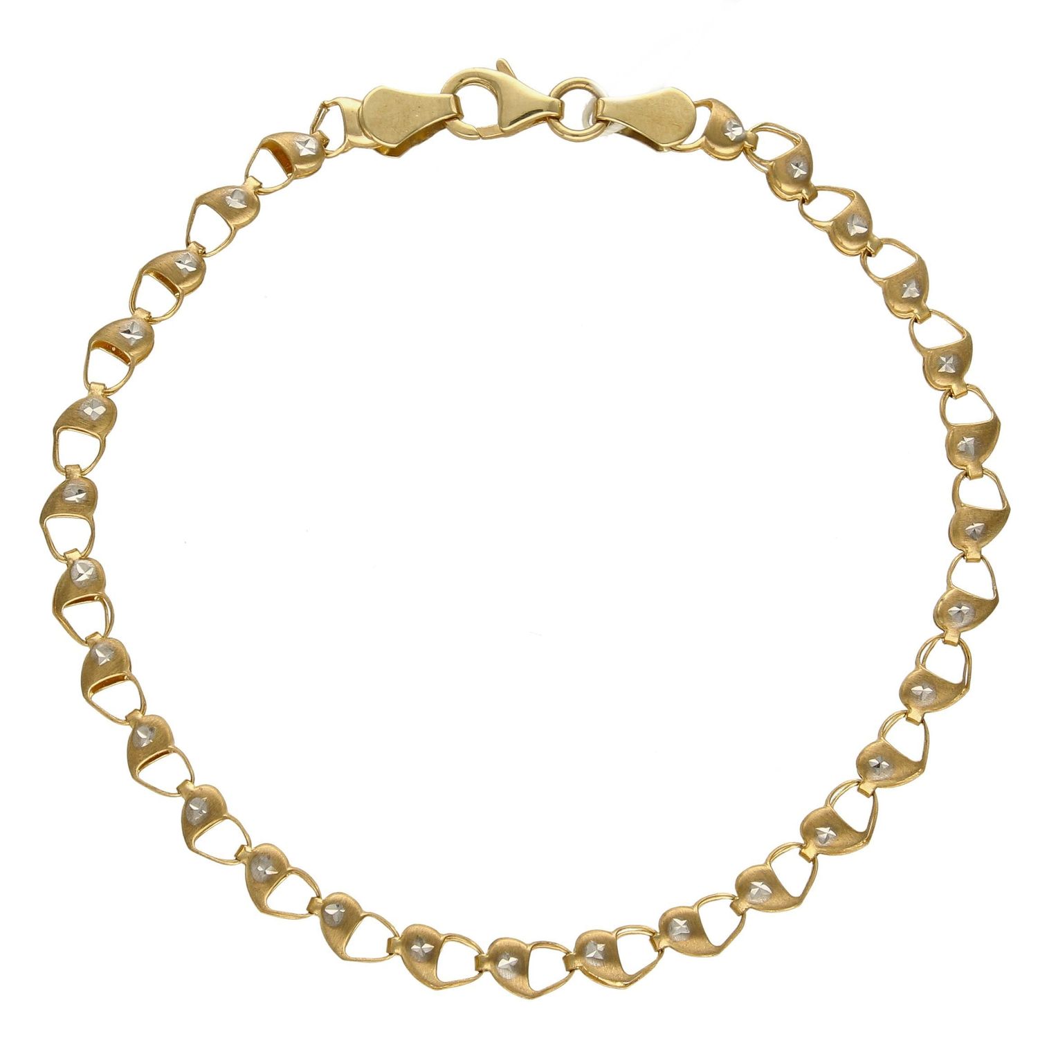 Złota bransoletka próby 333 serduszka 000000-192.jpg