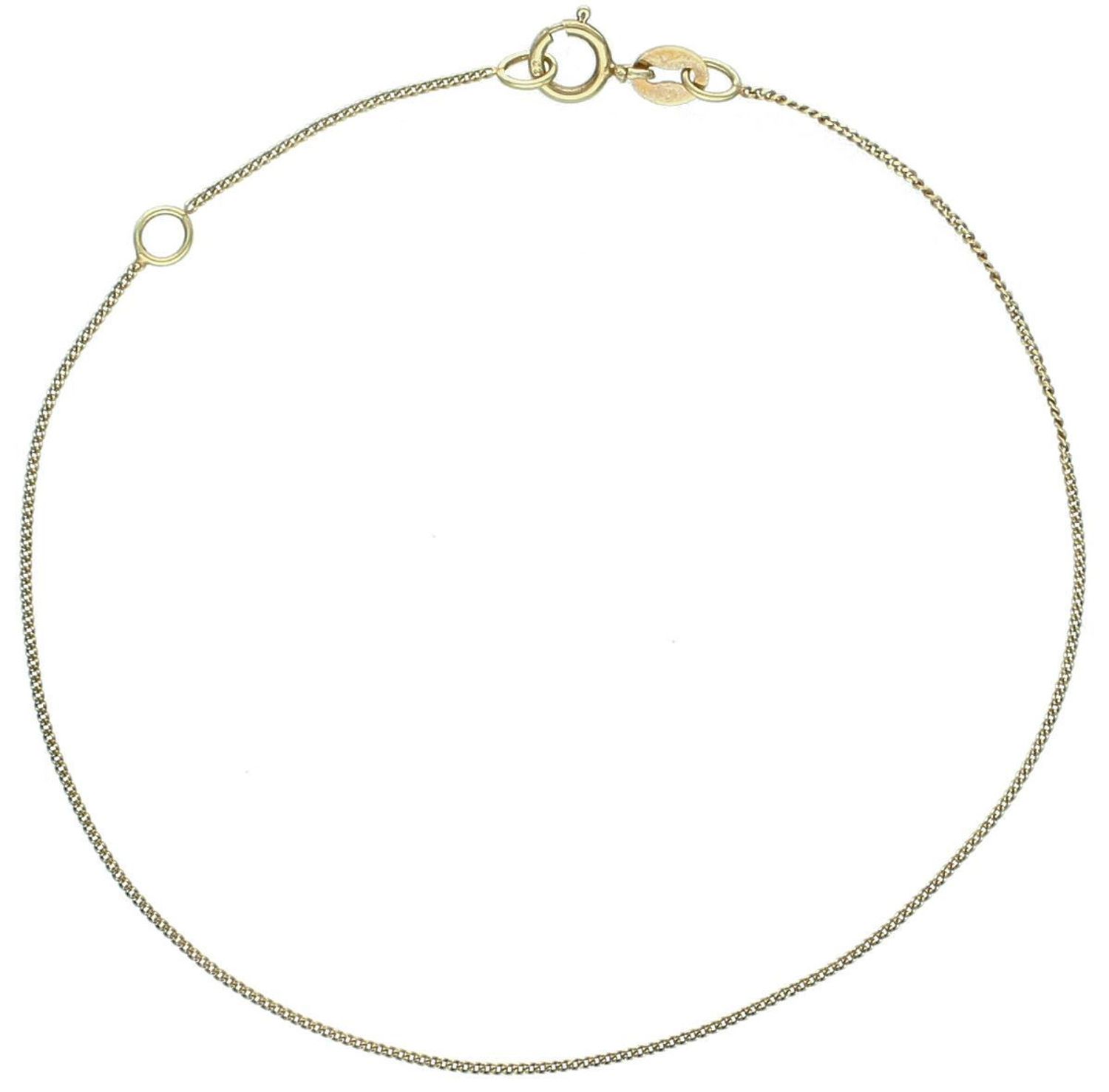 Złota bransoletka damska 333 Delikatna pancerka Au 333.jpg