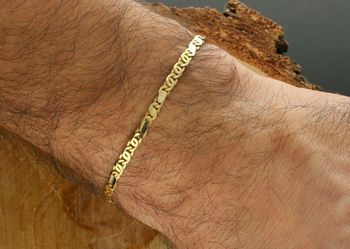 Złota bransoletka 333 z blaszką do graweru – 4 mm, 21 cm, elegancka i ponadczasowa ,,.jpg