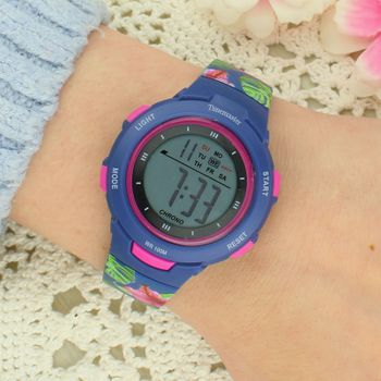 Timemaster Event 007-48 zegarek dziecięcy cyfrowy kwiatowy – wodoodporny 10 ATM, stoper, alarm (2).jpg