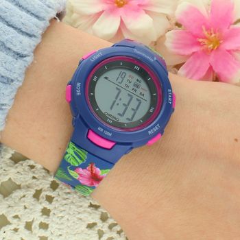 Timemaster Event 007-48 zegarek dziecięcy cyfrowy kwiatowy – wodoodporny 10 ATM, stoper, alarm (3).jpg