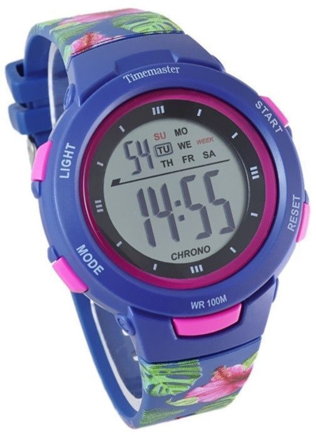 Zegarek dziecięcy Timemaster Event 007-48 cyfrowy kwiatowy pasek (1).jpg