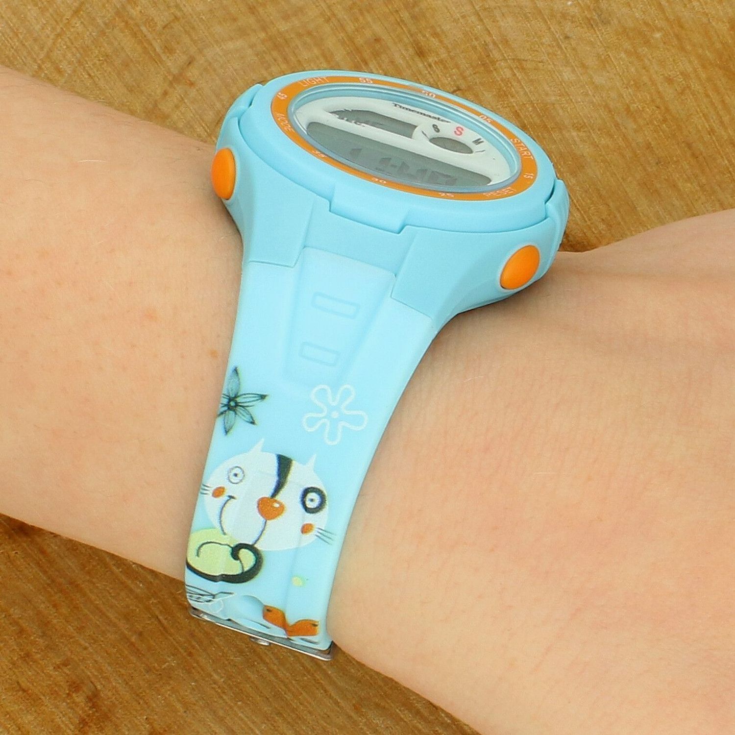 Zegarek 007-50 Timemaster – zegarek dziecięcy cyfrowy z kotkiem, niebieski (1).jpg