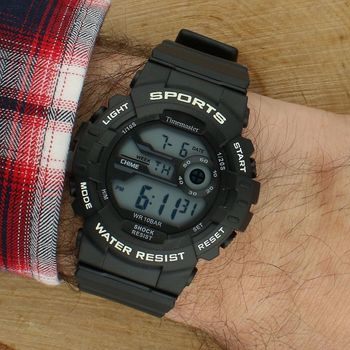 Zegarek Timemaster Sports 008-11 – dziecięcy zegarek sportowy LCD 10 ATM, czarny (2).jpg