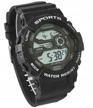 Zegarek Timemaster Sports 008-11 – dziecięcy zegarek sportowy LCD 10 ATM, czarny.jpg