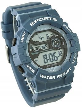 Zegarek Timemaster Sports 008-13 – dziecięcy zegarek sportowy LCD 10 ATM, niebieski.jpg