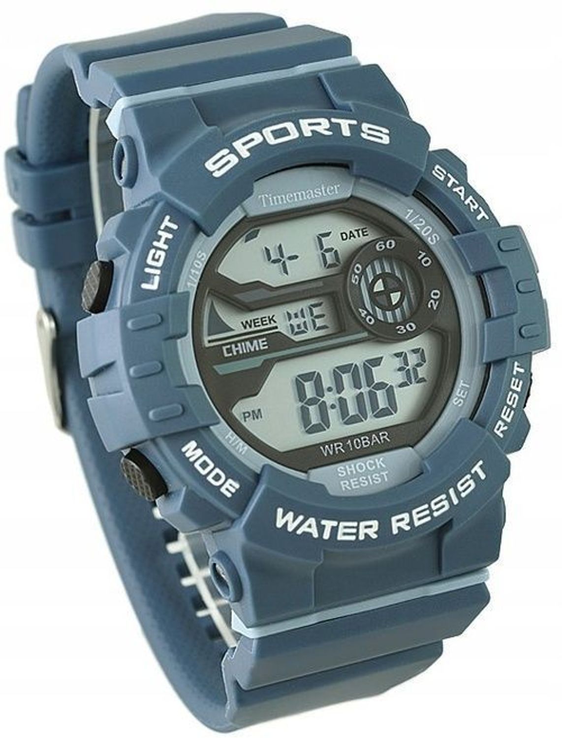 Zegarek Timemaster Sports 008-13 – dziecięcy zegarek sportowy LCD 10 ATM, niebieski.jpg