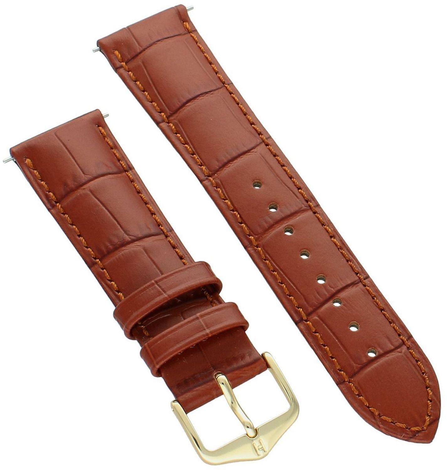 Pasek Skórzany do zegarka HIRSCH brązowy 20 mm, 01028170-1.jpg