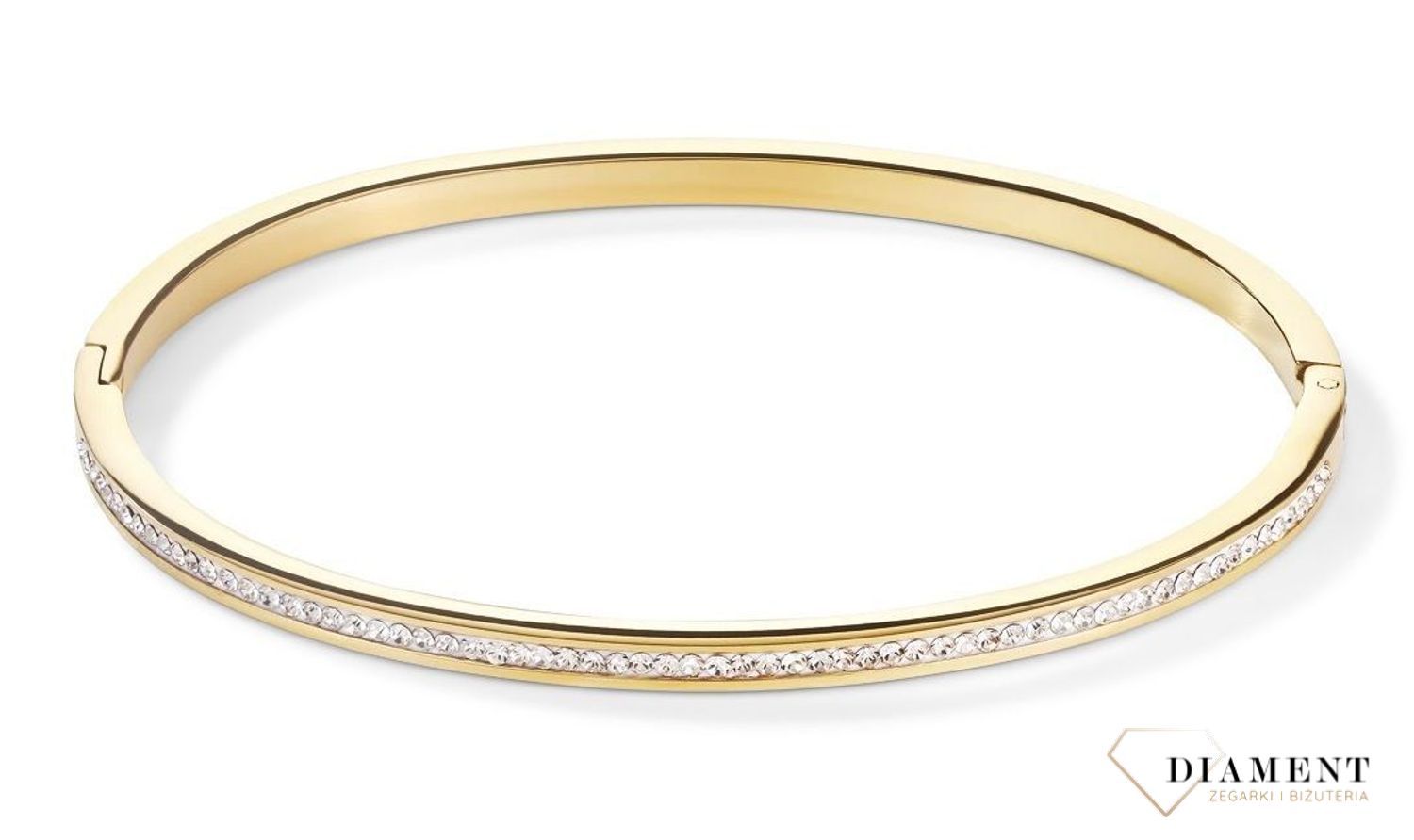 Bransoletka damska sztywny bigiel w kolorze złota  Coeur De Lion 0129331816.1.jpg