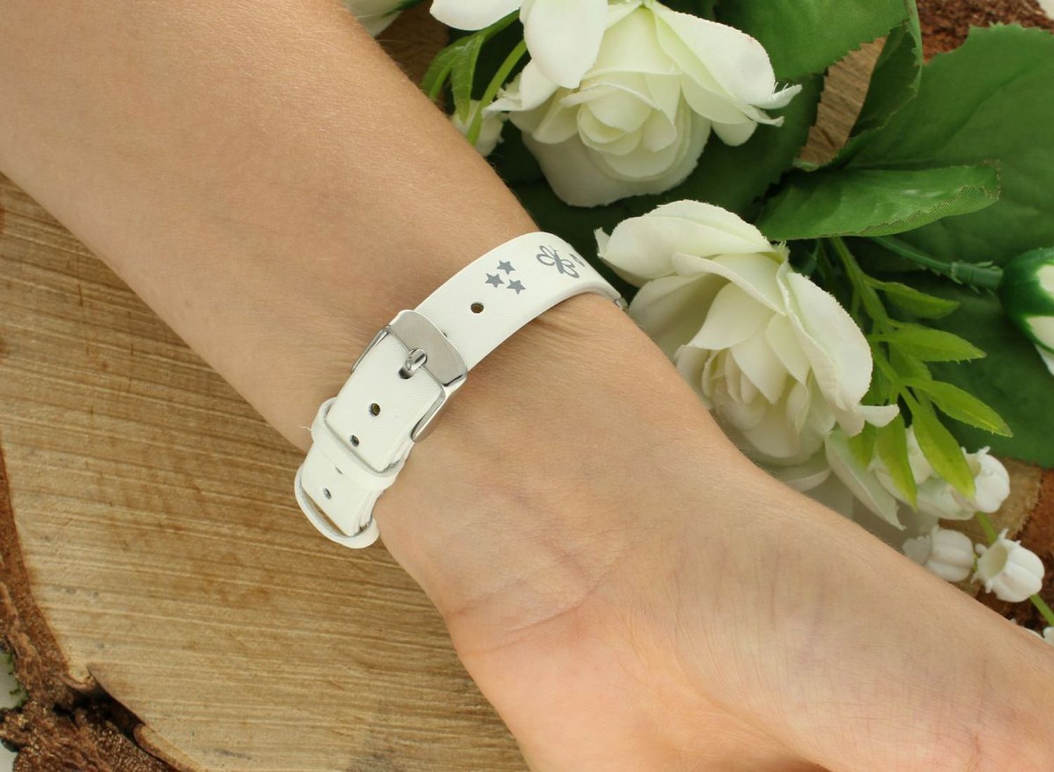 Zegarek Dziecięcy Timemaster 013-1 – Kwarcowy, Biały Pasek z Motywem, Wodoszczelny.jpg