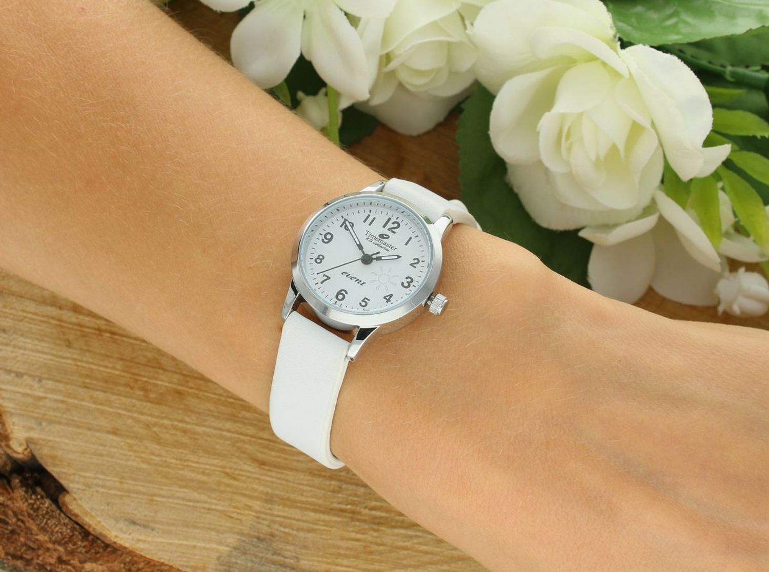 Zegarek Dziecięcy Timemaster 013-11 – Kwarcowy, Biały Pasek, Wodoszczelny (1).jpg