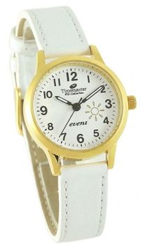 Zegarek komunijny Timemaster Event 013-12 – biały pasek, złota koperta, tarcza 26 mm + pudełko Pamiątka Pierwszej Komunii Św..jpg