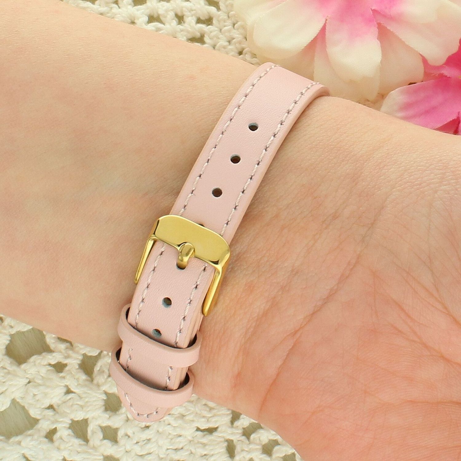 Zegarek komunijny dla dziewczynki Timemaster Event 013-14 – różowy pasek, złota koperta, koniczynka 26 mm + pudełko komunijne.jpg