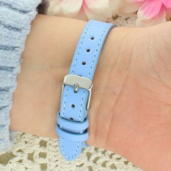 Zegarek dziecięcy Timemaster Event na Pierwszą Komunię Świętą – biały cyferblat, niebieski pasek, 26 mm + pudełko komunijne zapięcie.jpg