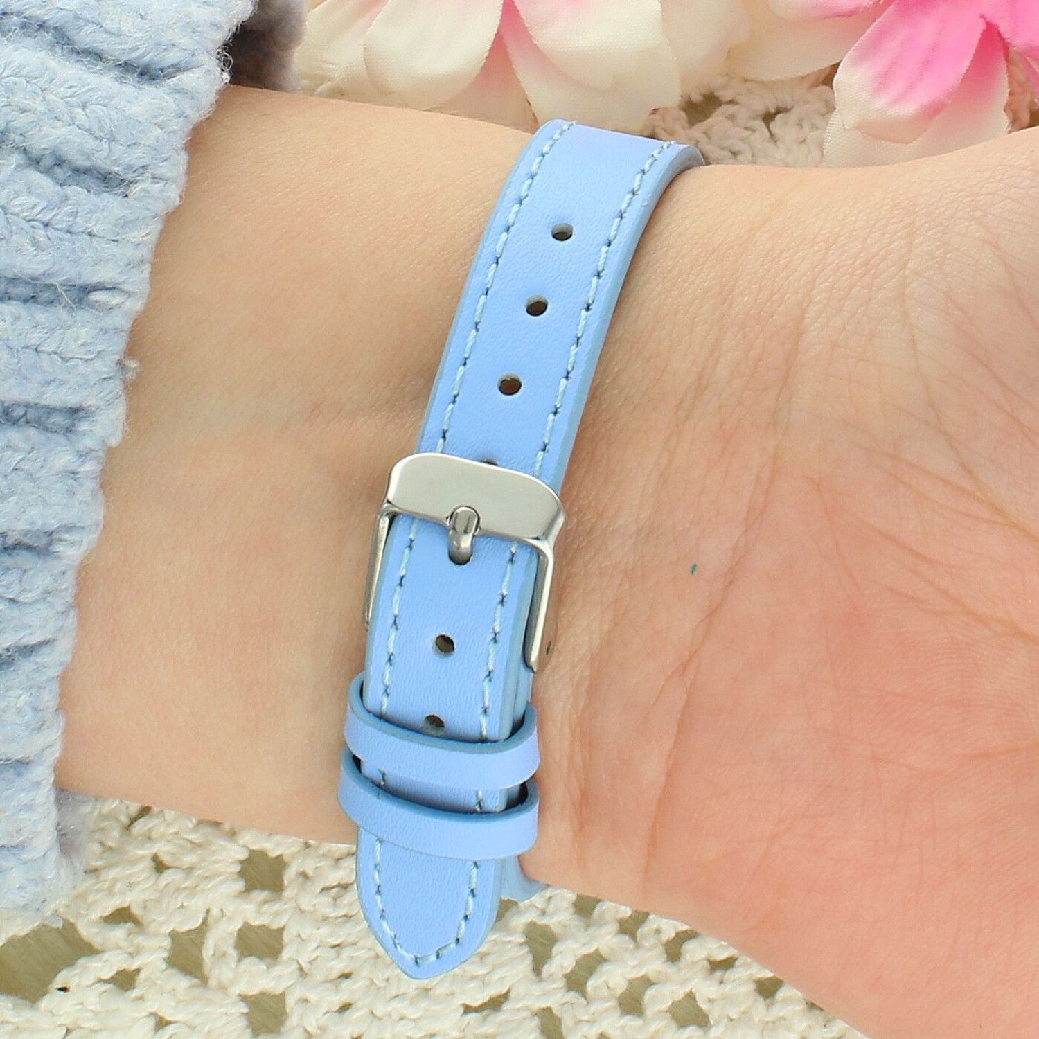 Zegarek dziecięcy Timemaster Event na Pierwszą Komunię Świętą – biały cyferblat, niebieski pasek, 26 mm + pudełko komunijne.jpg