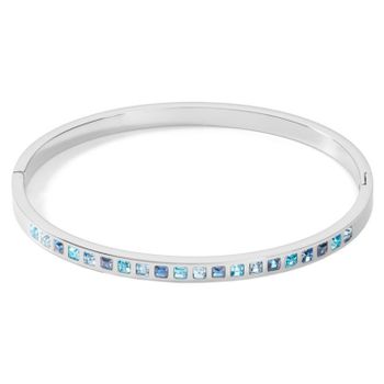 Bransoletka damska Swarovski niebieskie kryształy Coeur De Lion 0130330717  Piękny naszyjnik damski Coeur de Lion.jpg