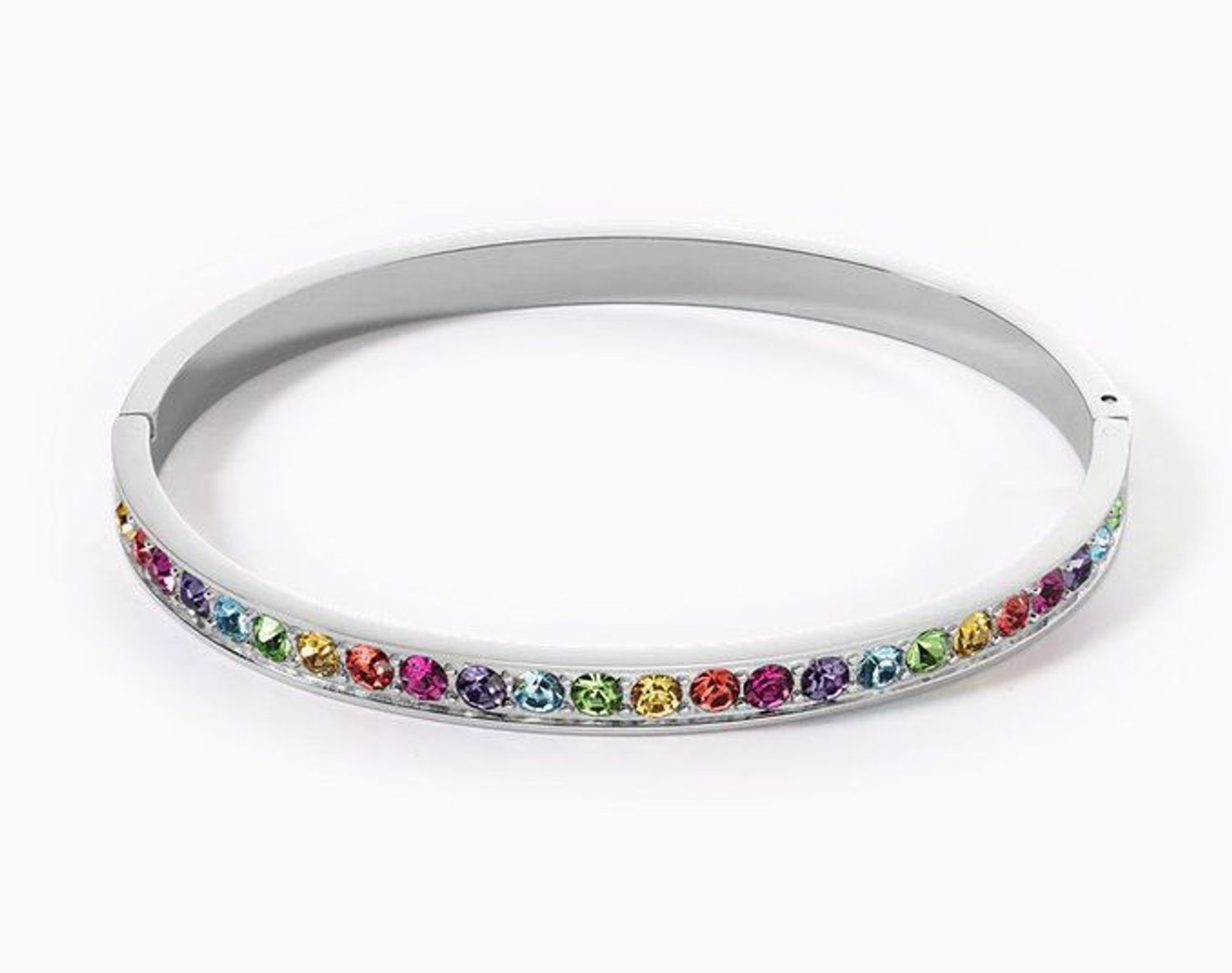 Bransoletka damska Coeur De Lion sztywna kolorowe kryształki Swarovski.vbv.jpg