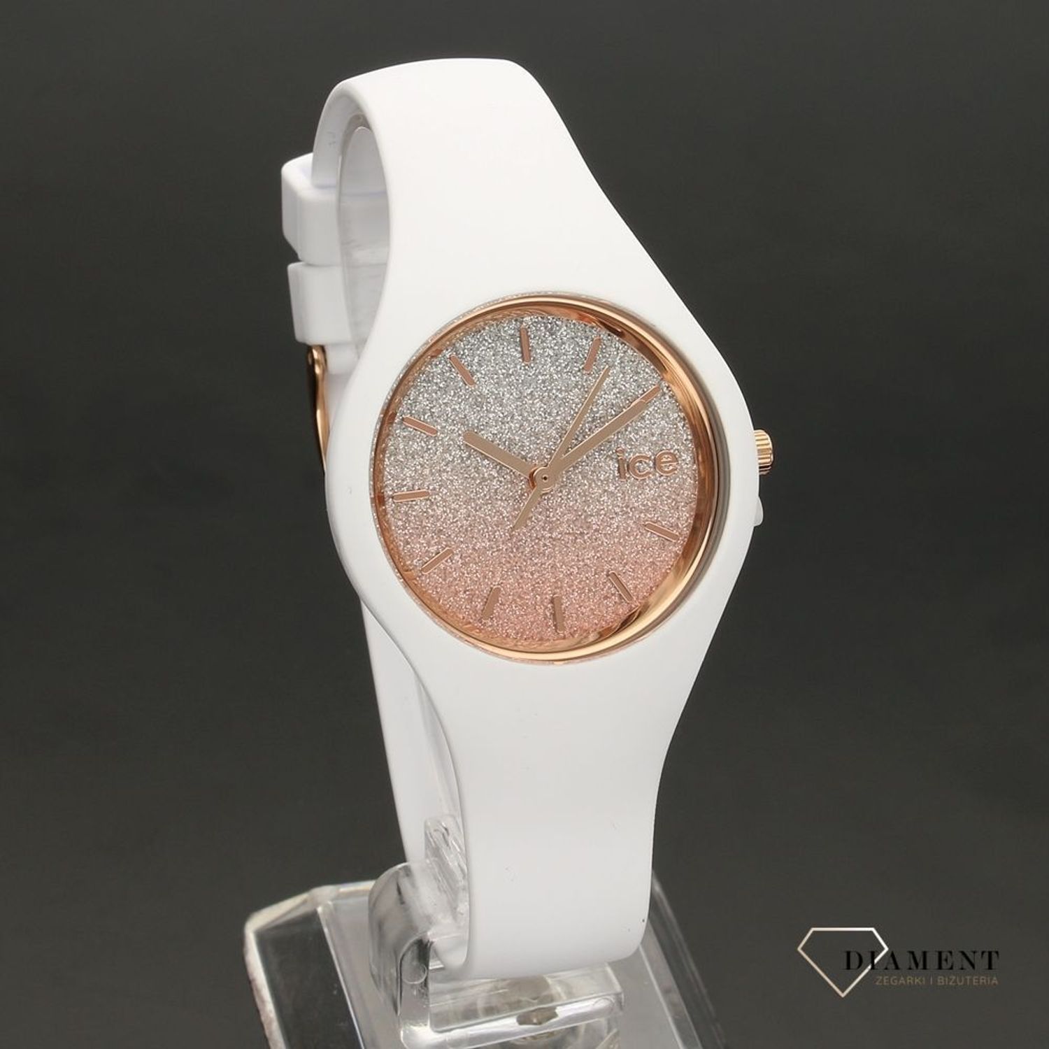 Zegarek damski ICE WATCH 013427 ICE lo White Pink rozm. S.jpg