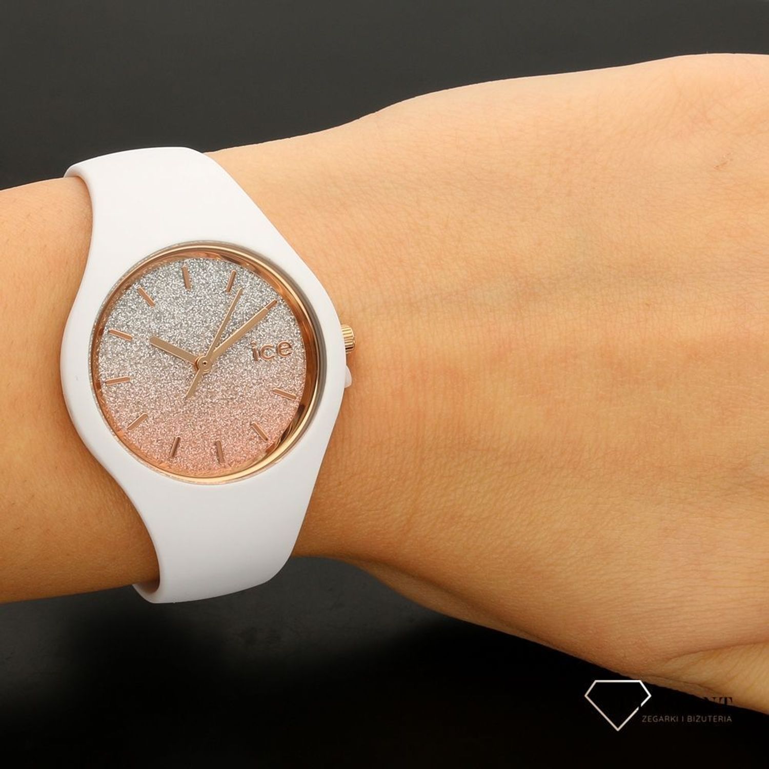 Zegarek damski ICE WATCH 013427 ICE lo White Pink rozm. S.jpg