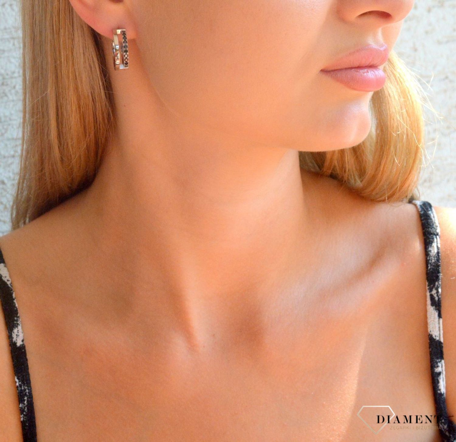 Kolczyki damskie koła Coeur de Lion Eternal Unity srebrne z cyrkoniami 0136211317 (2).jpg