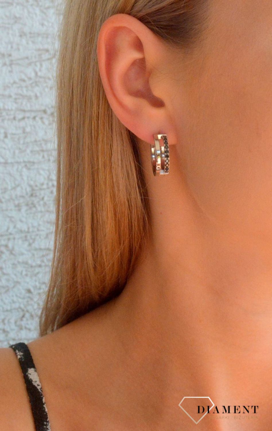 Kolczyki damskie koła Coeur de Lion Eternal Unity srebrne z cyrkoniami 0136211317 (2).jpg