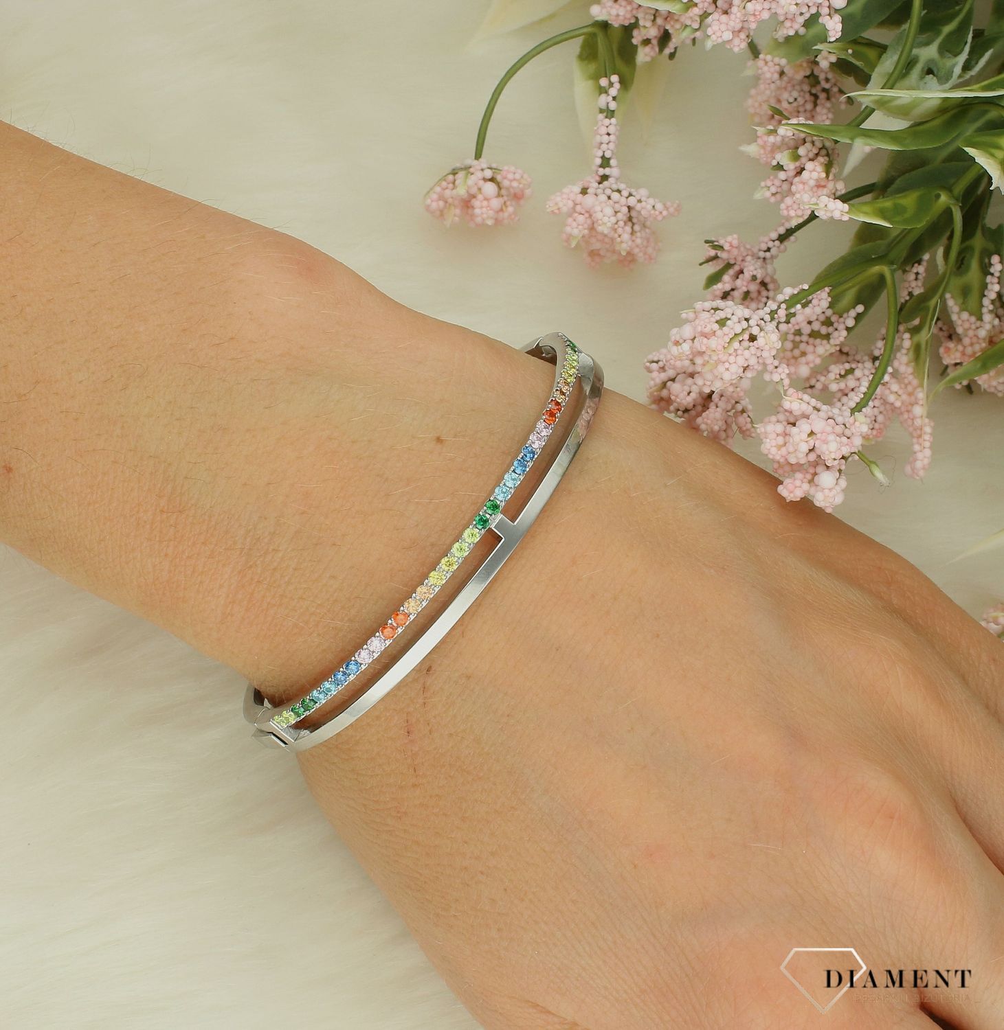 Bransoletka damska Swarovski Coeur De Lion Eternal Unity Bangle sztywna 0136321517.jpg