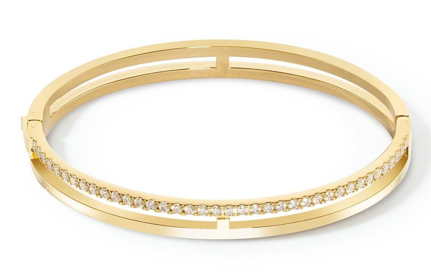 Bransoletka damska Swarovski Coeur De Lion Eternal Unity Bangle sztywna 0136321816. Bransoletka damska stalowa. Bransoletka z kryształkami Swarovskiego. Bransoletka damska na prezent. Bransoletka damska Coeur de Lion..jpg