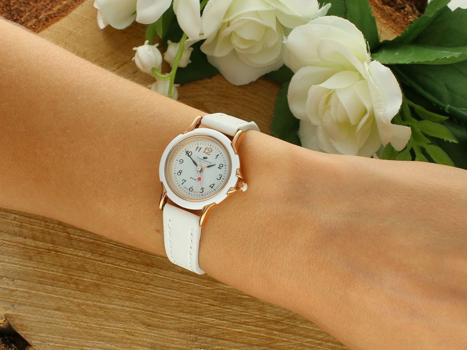 Zegarek komunijny dla dziewczynki Timemaster ZQTIM 014-09R biały różowe złoto.jpg