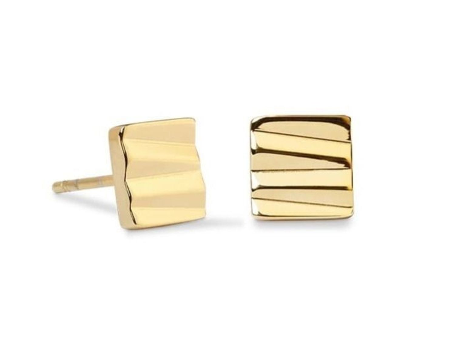 Kolczyki Coeur de Lion 014121600 Square Wave Gold złote 6 mm (2).jpg