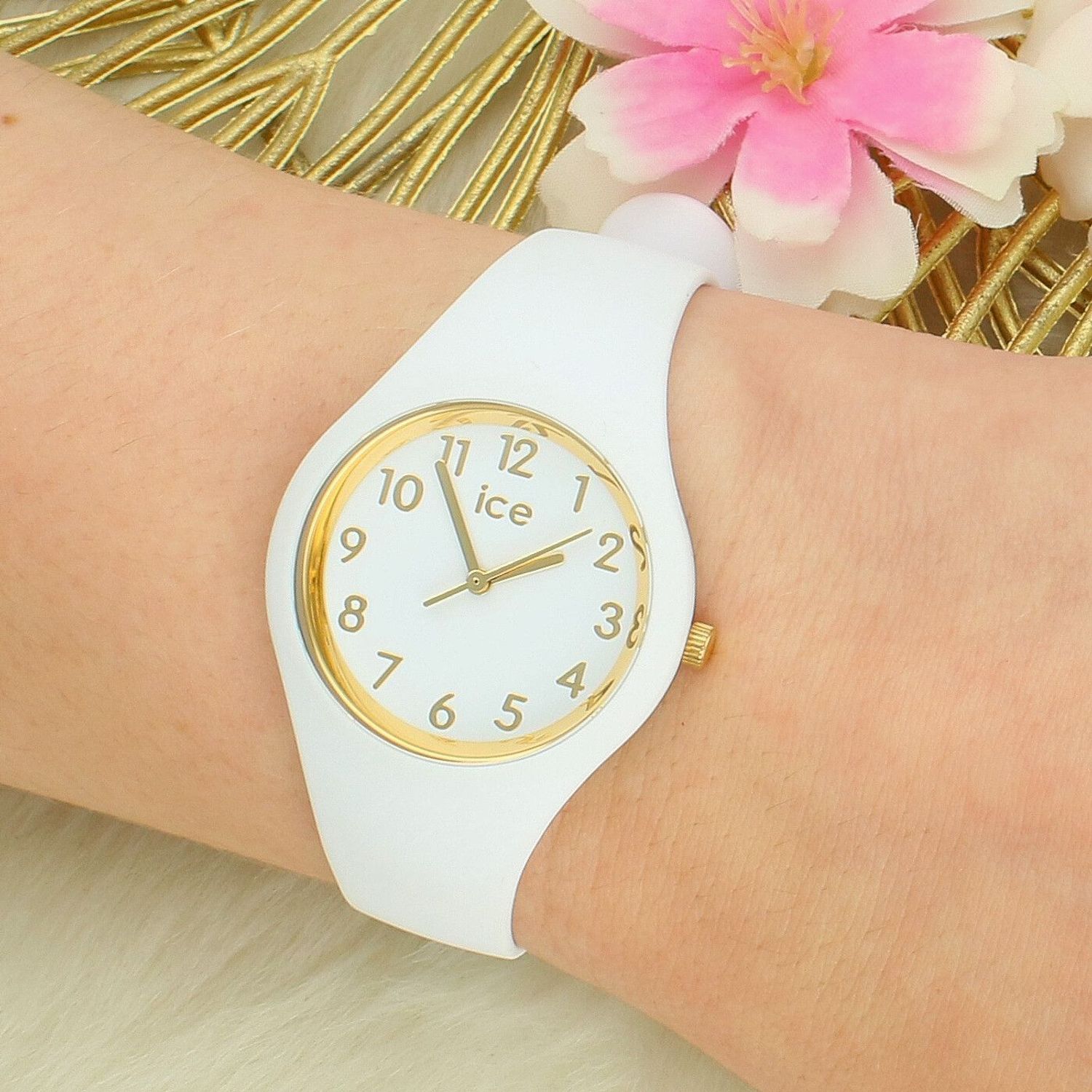 Zegarek Ice-Watch Ice Glam 014759 Zegarek Damski Dziewczęcy Biały.png