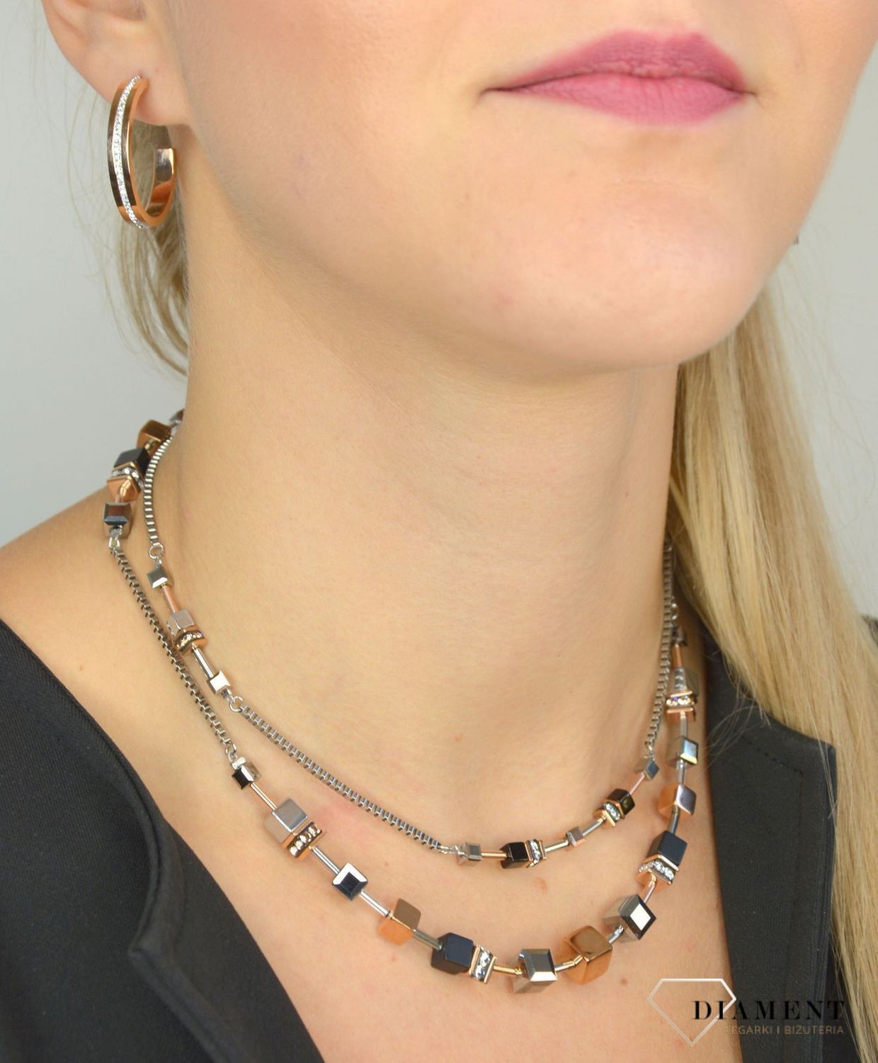 Kolczyki koła Swarovski białe Coeur De Lion 0149211822.jpg