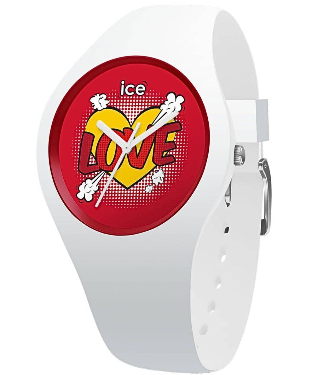 Zegarek damski biały z ICE WATCH Miłosne Love' love.jpg