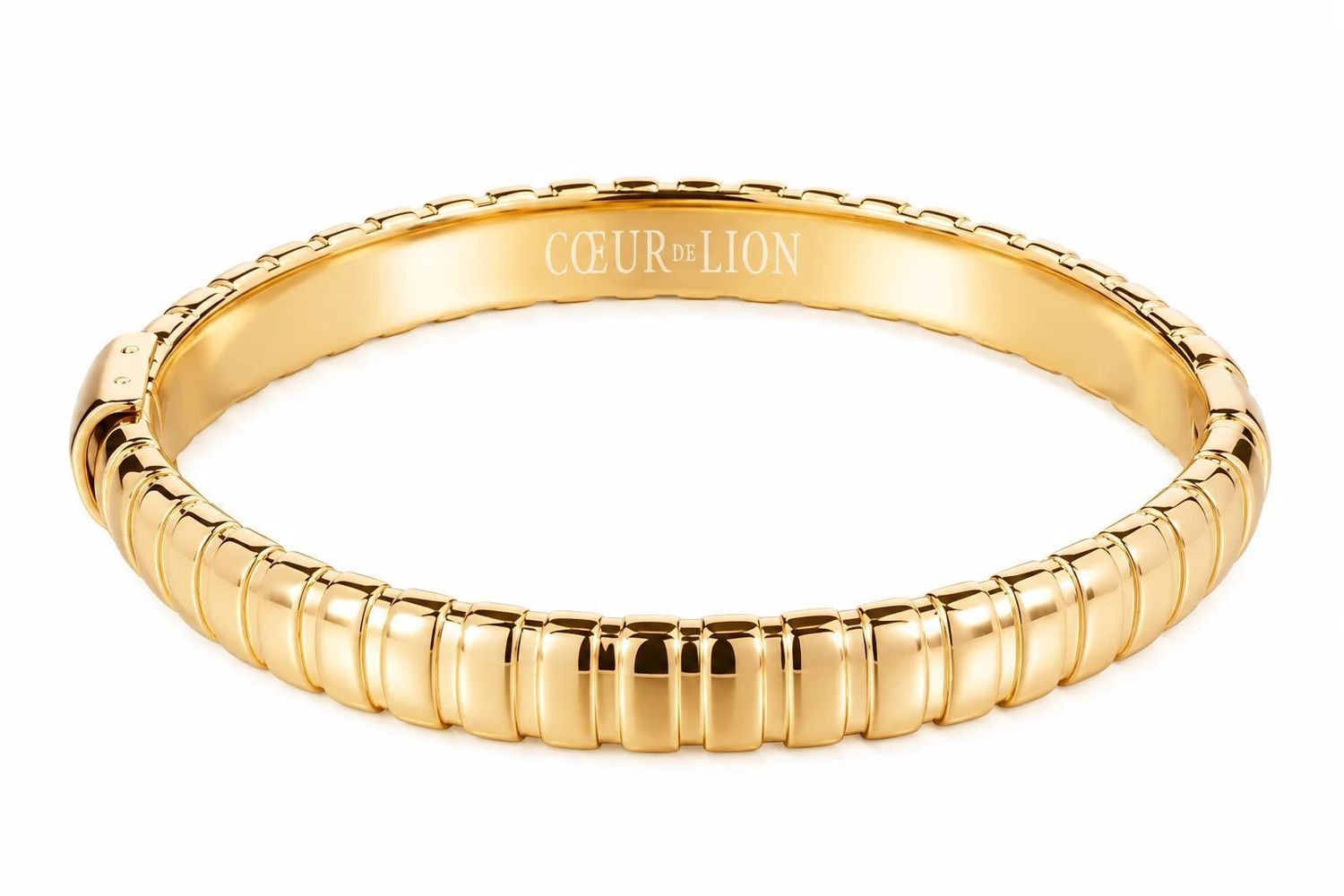 Bransoletka damska Coeur de Lion 0155321600 pozłacana sztywna 19 cm (2).jpg