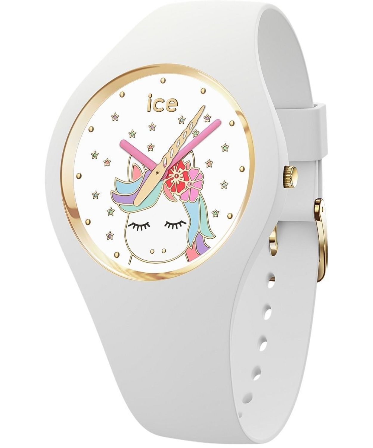 Zegarek dla dziewczynki biały ICE Watch 'Kolorowy jednorożec' 016721 white biały.jpg