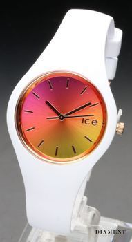 Zegarek damski na białym pasku Ice Watch Sunset Set z bransoletką 018495. Idealny zestaw prezentowy. Zegarek Ice Watch w kolorze (5).jpg