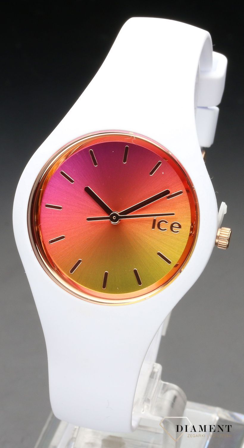 Zegarek damski na białym pasku Ice Watch Sunset Set z bransoletką 018495 (1).jpg