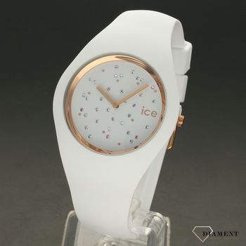 Zegarek damski na białym pasku Ice Watch Cosmos Set z bransoletką 018499 (2).jpg
