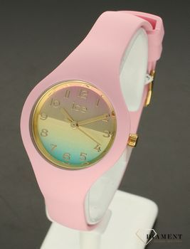 Zegarek dla dziewczynki Ice-Watch 'Kolorowa tarcza' 021432. Zegarek dziecięcy dla dziewczynki. Zegarek na I Komunie Świętą. Zegarek posiada silikonowy pasek w różowym kolorze. Idealny na prezent dla młodej dziewczyny. Komuni (4).jpg