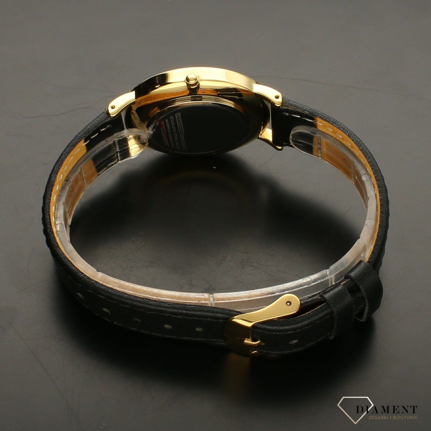 Zegarek damski na skórzanym pasku Timemaster 022-4. Zegarek na czarnym pasku. Subtelny i elegancki zegarek dla każdej kobiety. Zegarek Timemaster damski elegancki. Zegarek idealny na prezent. Zegarek damski dla.jpg