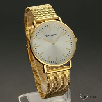 Zegarek damski klasyczny na siatkowej złotej bransolecie Timemaster 023-5 (1).jpg
