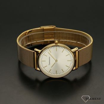 Zegarek damski klasyczny na siatkowej złotej bransolecie Timemaster 023-5 (3).jpg