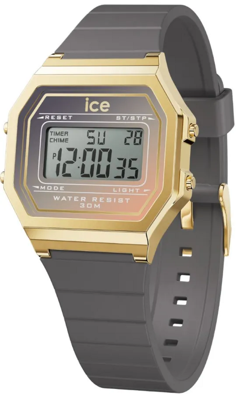 Zegarek damski Ice-Watch Ice Digit Retro 023310 szaro-złoty.png