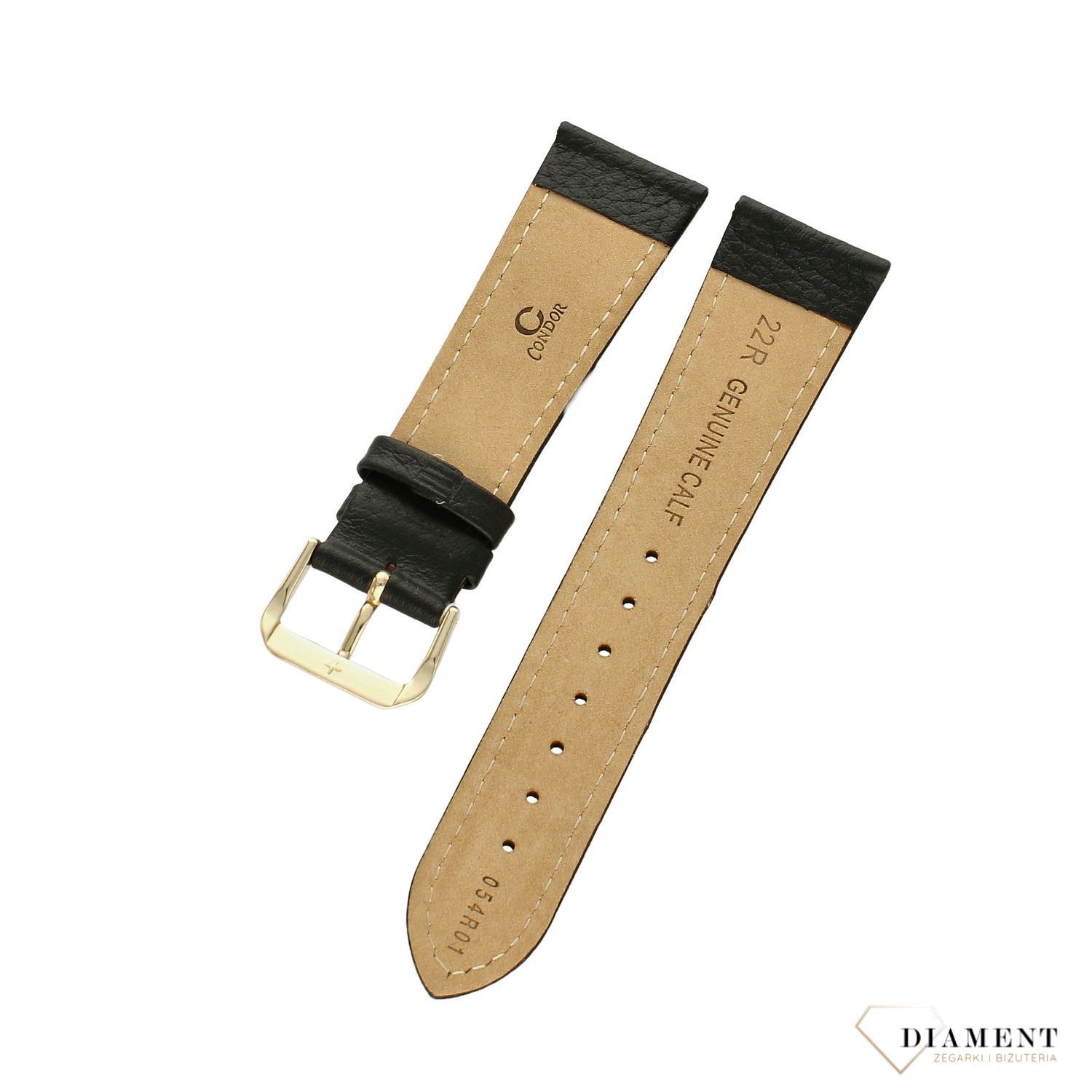 Pasek do zegarka czarny skórzany 'Czarny mat' 054R.01⌚ Pasek do zegarka z naturalnej skóry ⌚ Pasek do zegarka  ✓ (1).jpg