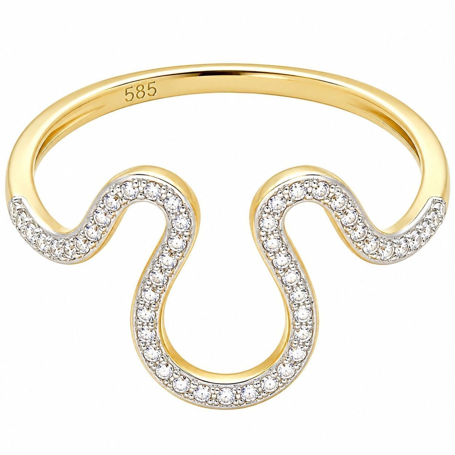 Złoty pierścionek damski 585 z 49 diamentami 0,12 ct.jpg