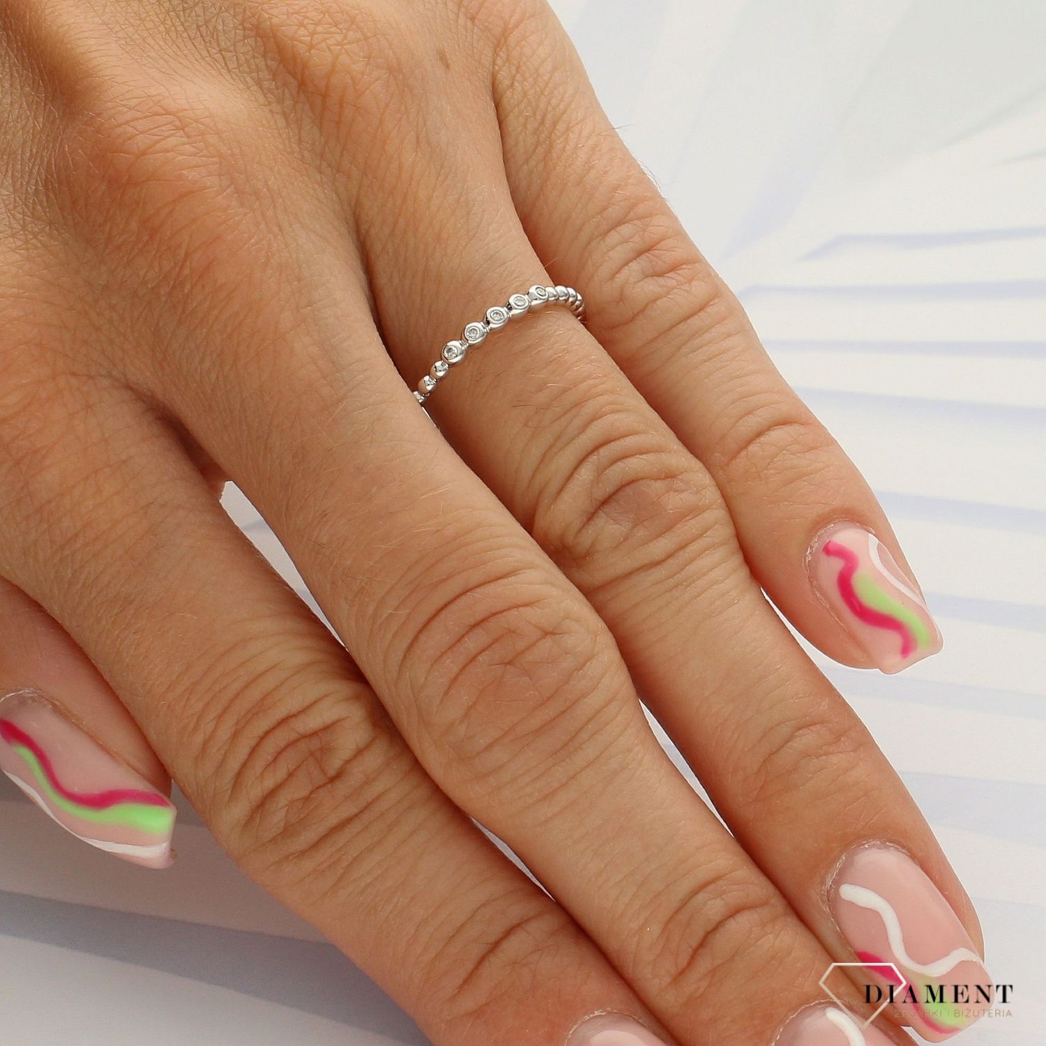 Pierścionek złoty DIAMENT 585 białe złoto, diamenty 61169R018-G1Q3-001.jpg