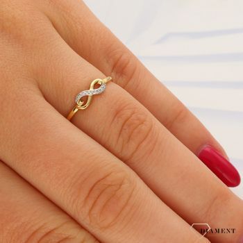 Pierścionek złoty DIAMENT 585, diamenty 0660072885.jpg