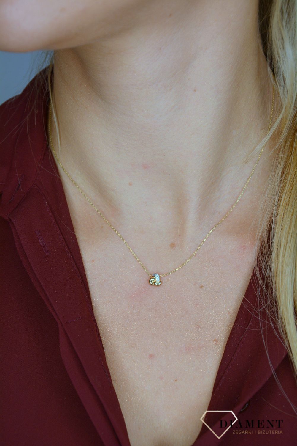 Naszyjnik damski z brylantami z nowoczesną zawieszką 0660073500.jpg