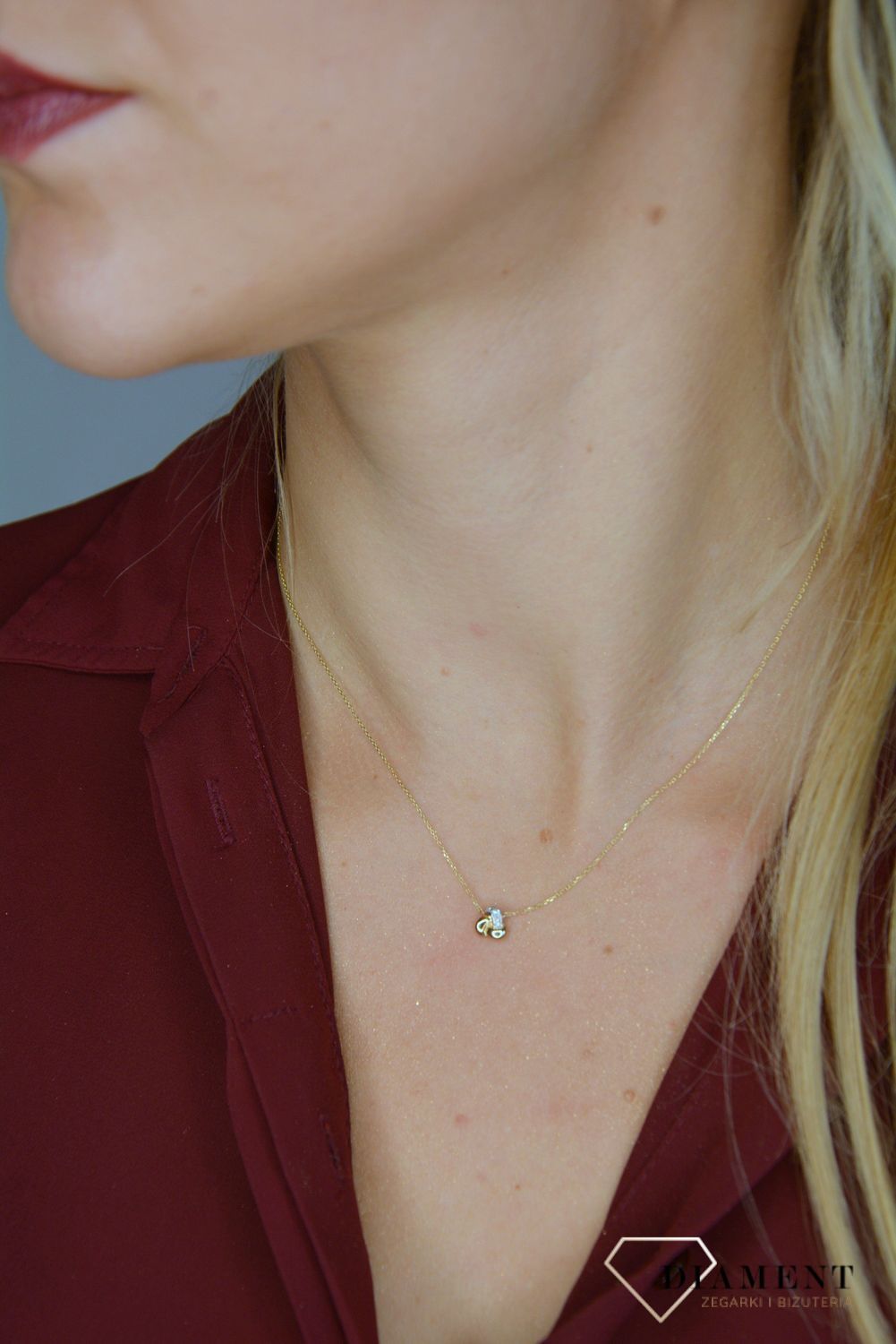 Naszyjnik damski z brylantami z nowoczesną zawieszką 0660073500.jpg
