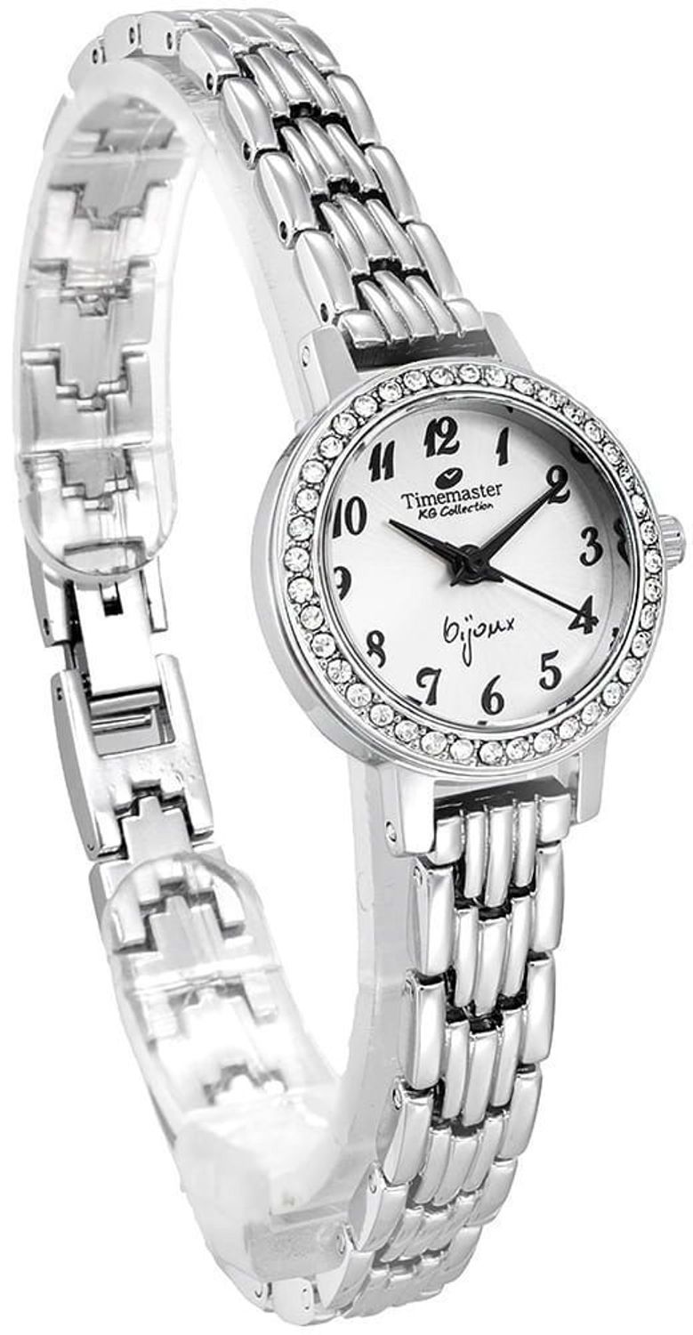 Zegarek damski Timemaster 070-381 srebrny, błyszczące cyrkonie, grawer gratis.jpg